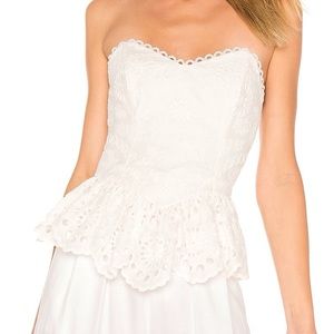 ZIMMERMANN Bowie Strapless Bodice Top